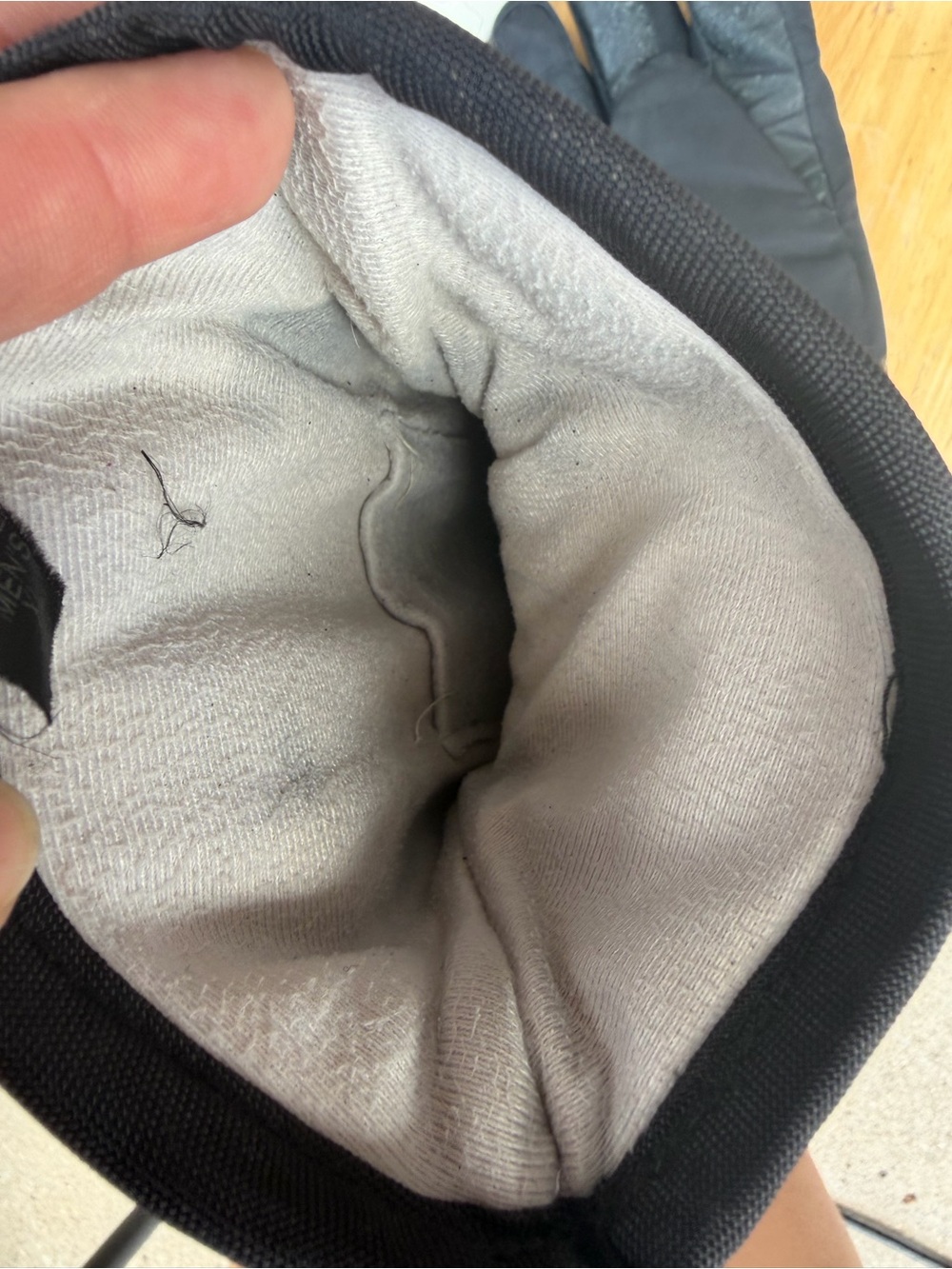 Men's Black and Gray Winter Glove - Unbranded